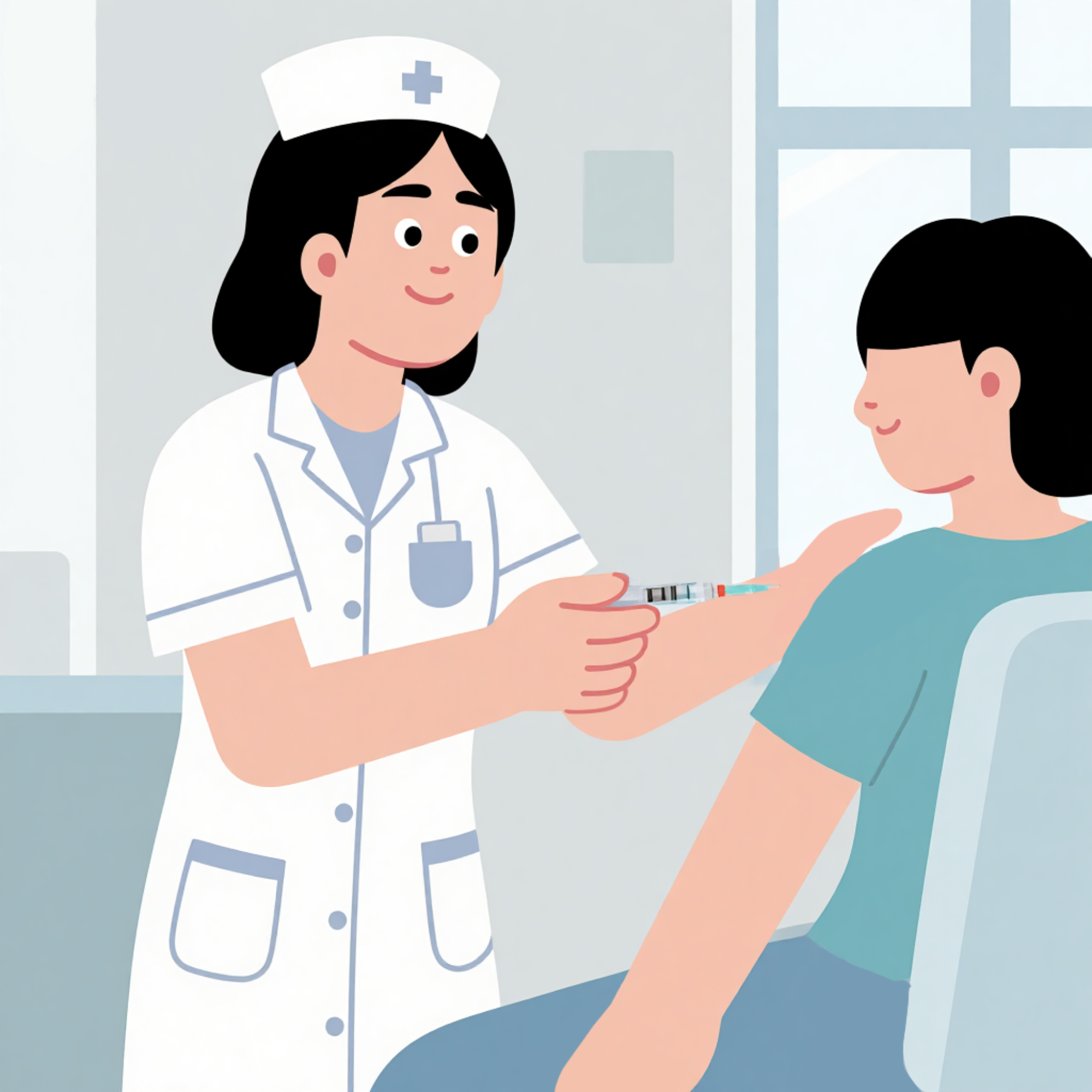 Medical professionals working together